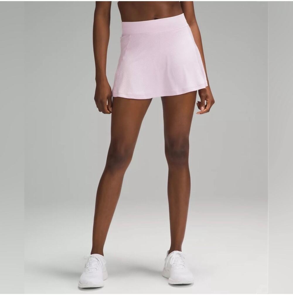 Lululemon Skirt Womens 2 Swiftly Tech High-Rise Tennis Meadowsweet Pink Sporty